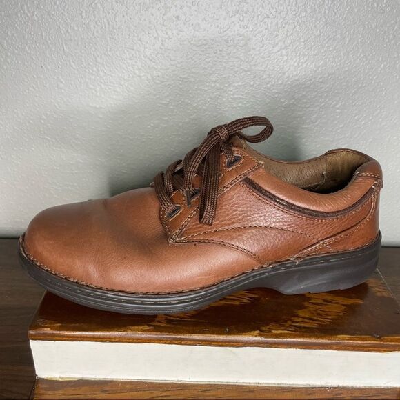 Florsheim Tan Mens Oxfords Style Casual Lace Up Shoes Style 13172-200 Size 9M - Picture 6 of 14
